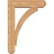 Ekena Millwork Thorton Craftsman Smooth Bracket w/ Offset Brace, Western Red Cedar, 7 1/2"W x 30"D x 42"H BKT0806X30X42THR04SWR - alternate 3